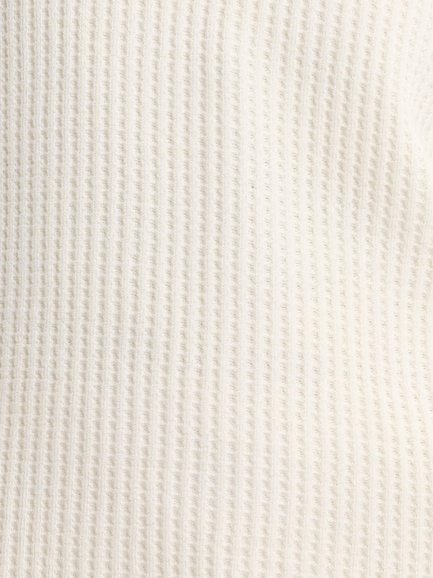 Organic Waffle Crew Top