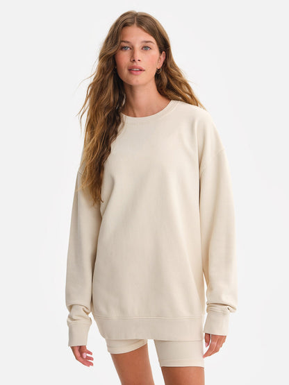 Organic Fleece Boyfriend Sweatshirt