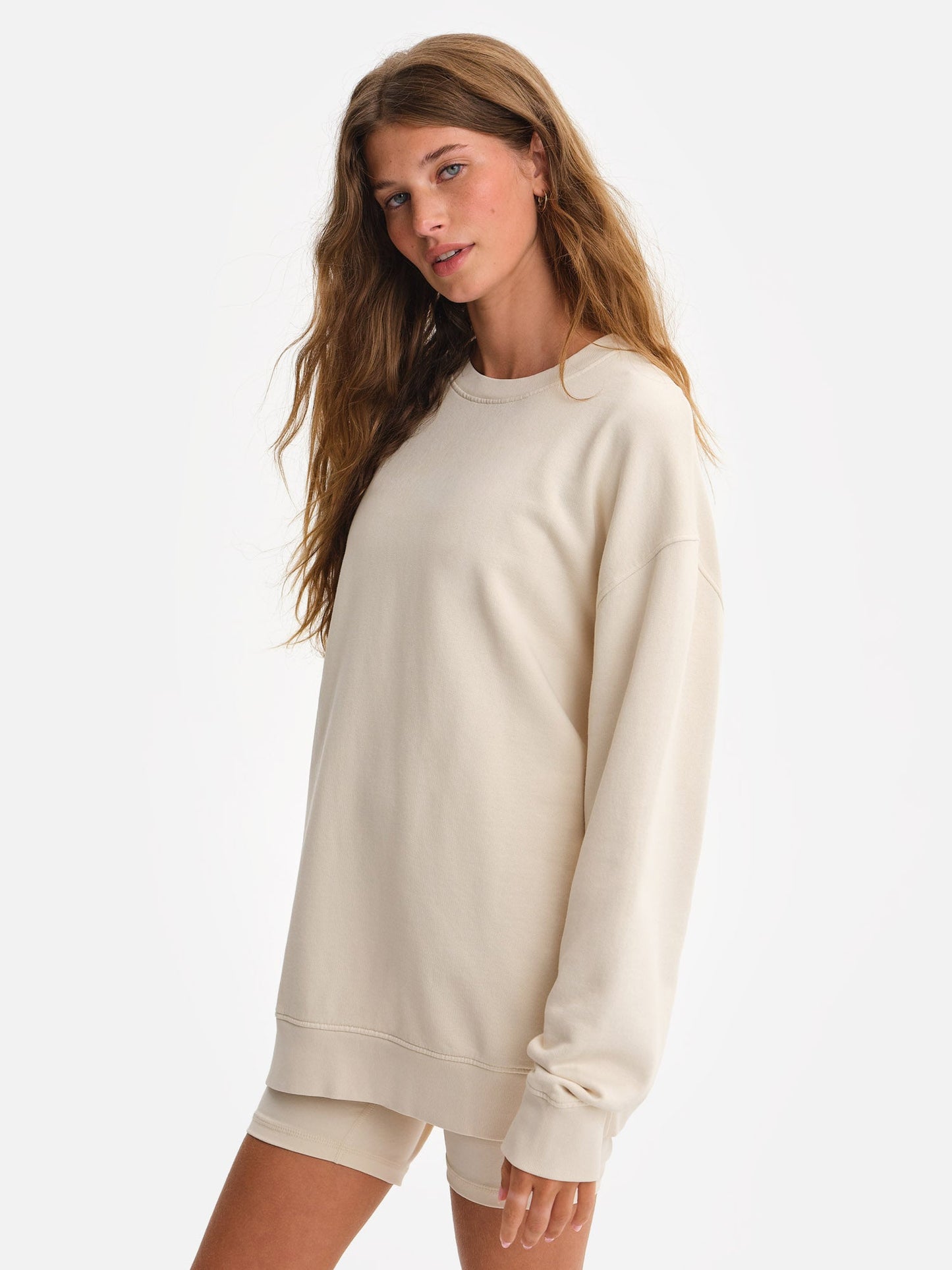 Organic Fleece Boyfriend Sweatshirt