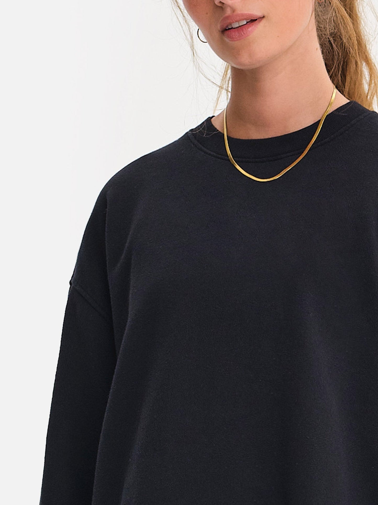 Organic Fleece Boyfriend Sweatshirt