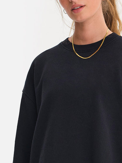 Organic Fleece Boyfriend Sweatshirt