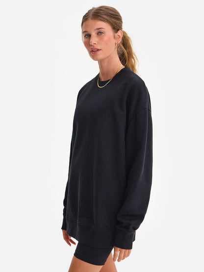 Organic Fleece Boyfriend Sweatshirt