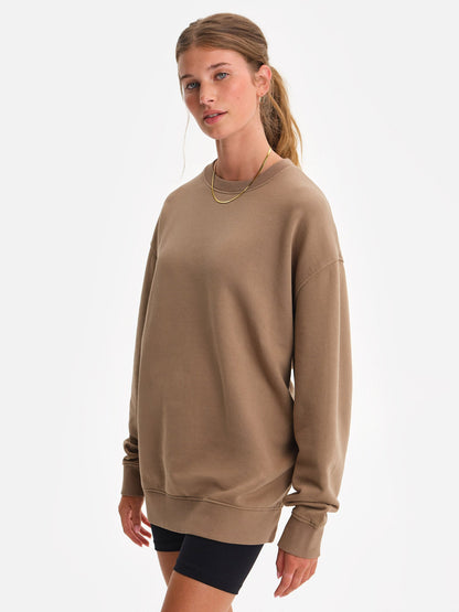Organic Fleece Boyfriend Sweatshirt