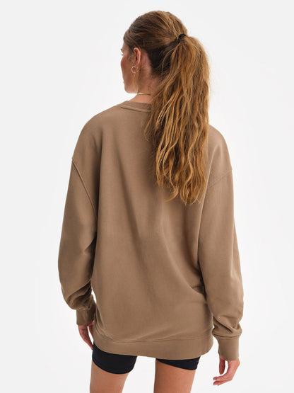 Organic Fleece Boyfriend Sweatshirt