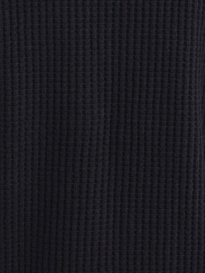 Organic Waffle Crew Top