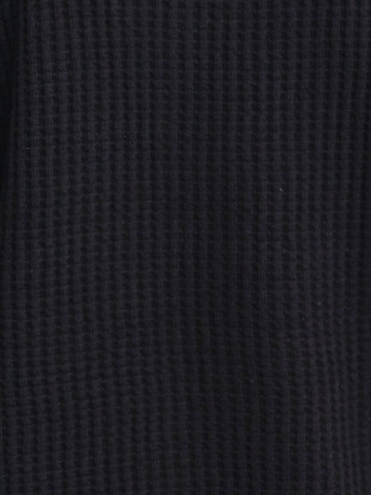 Organic Waffle Collared Half-Zip Sweatshirt