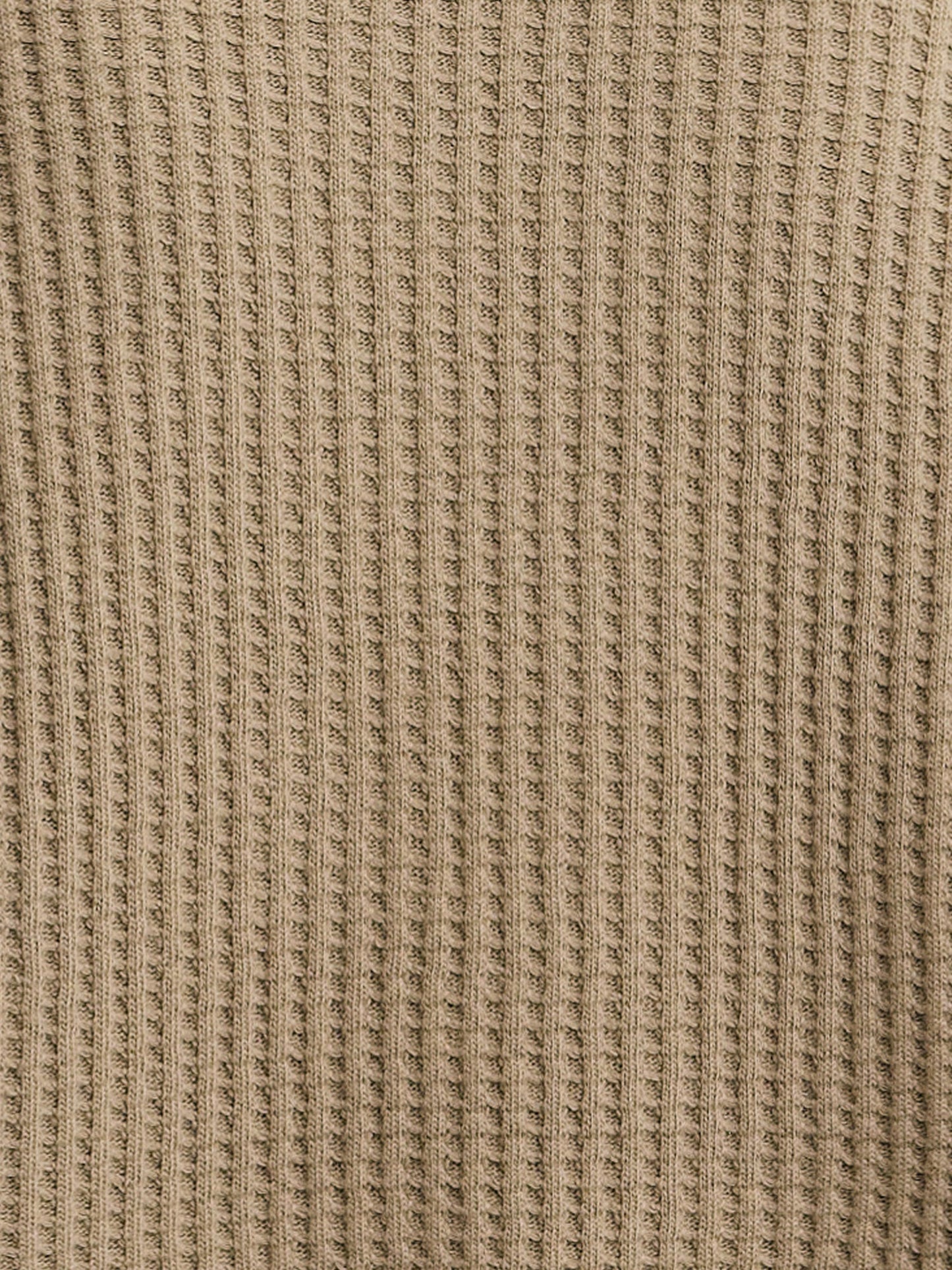 Organic Waffle Collared Half-Zip Sweatshirt