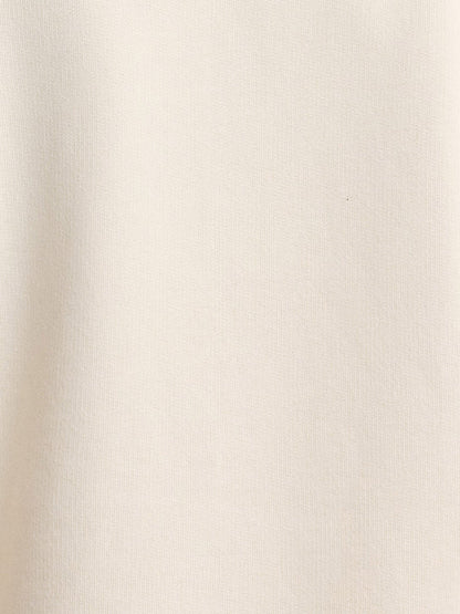 Organic Fleece Cropped Half-Zip Sweatshirt