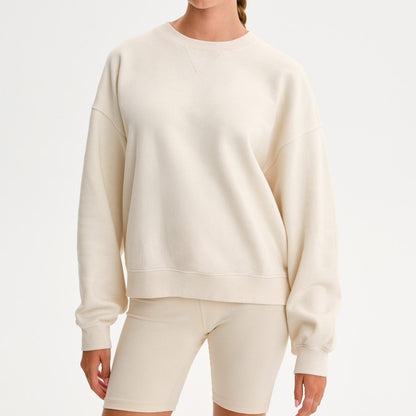 Organic Fleece Relaxed Crewneck Sweatshirt