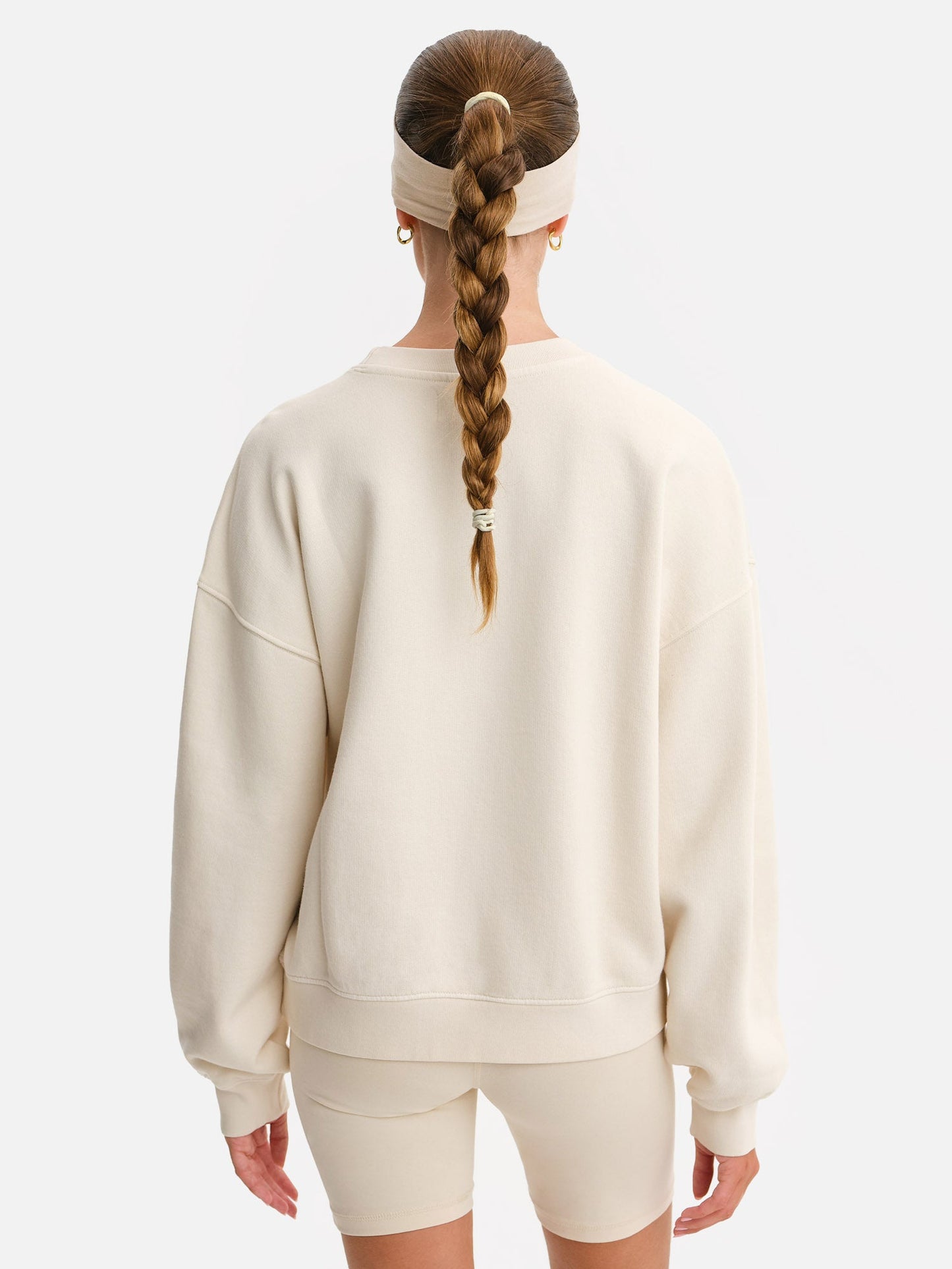 Organic Fleece Relaxed Crewneck Sweatshirt