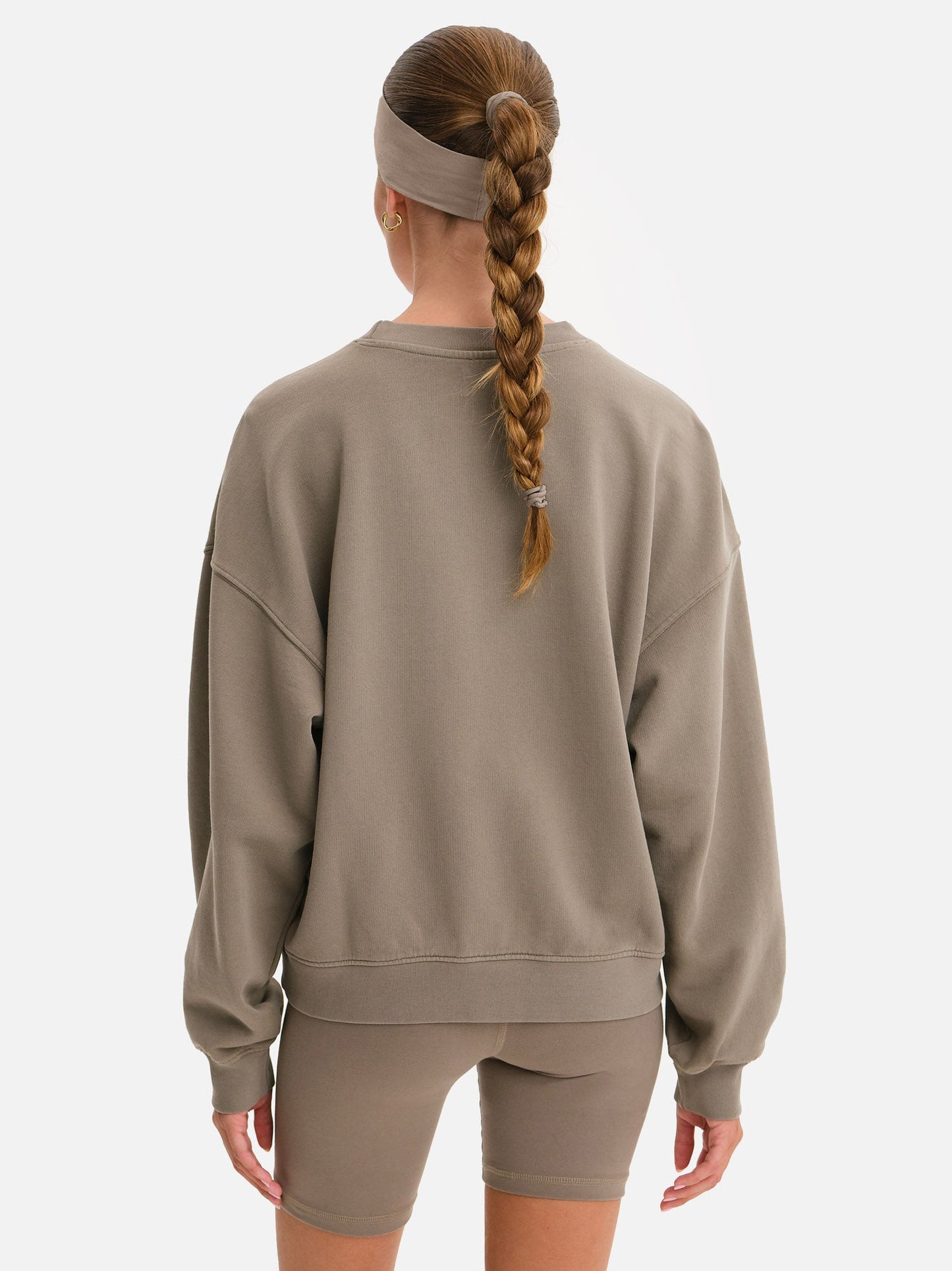 Organic Fleece Relaxed Crewneck Sweatshirt
