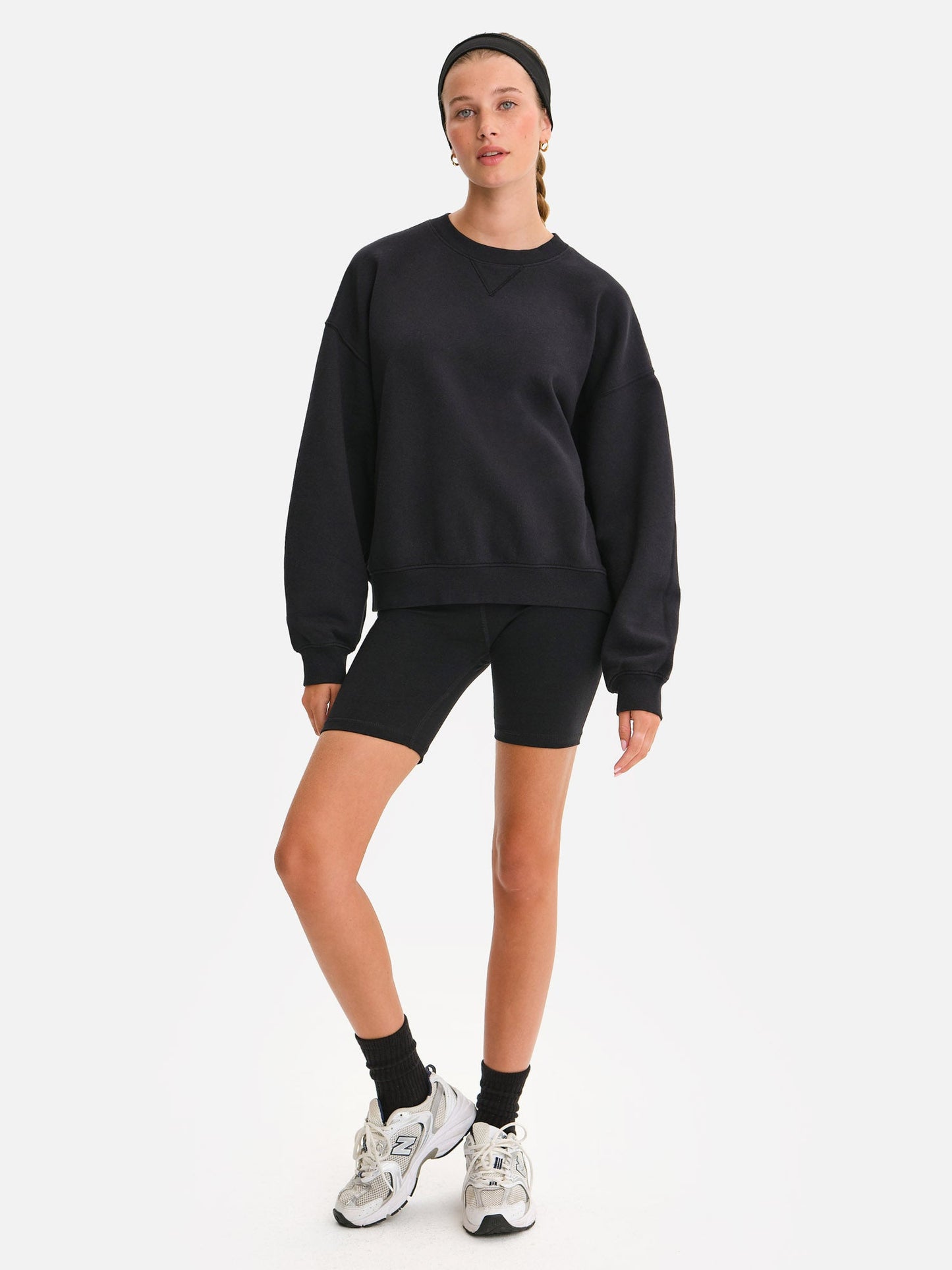 Organic Fleece Relaxed Crewneck Sweatshirt