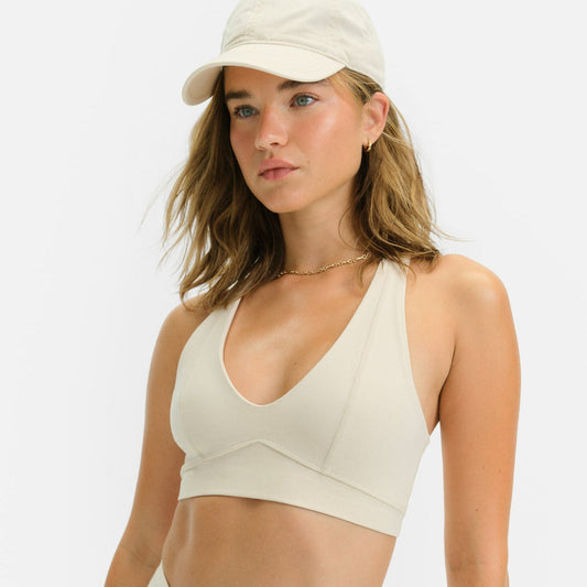 Organic Stretch V-Neck Bra