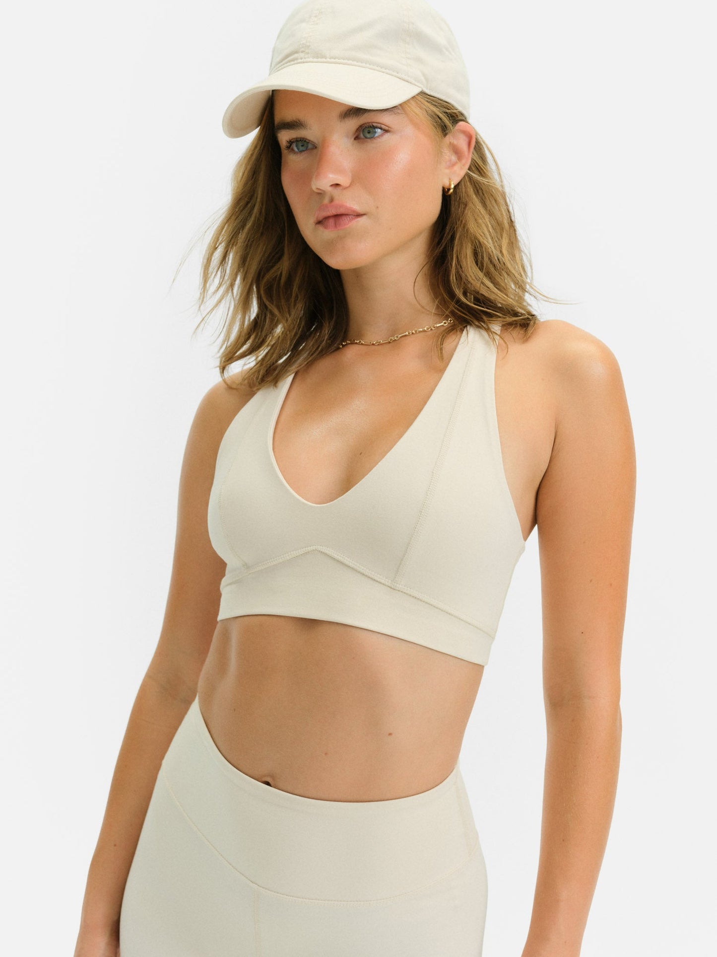 Organic Stretch V-Neck Bra