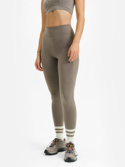 Organic Stretch Midi Legging with Pockets