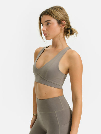 Organic Stretch V-Neck Bra