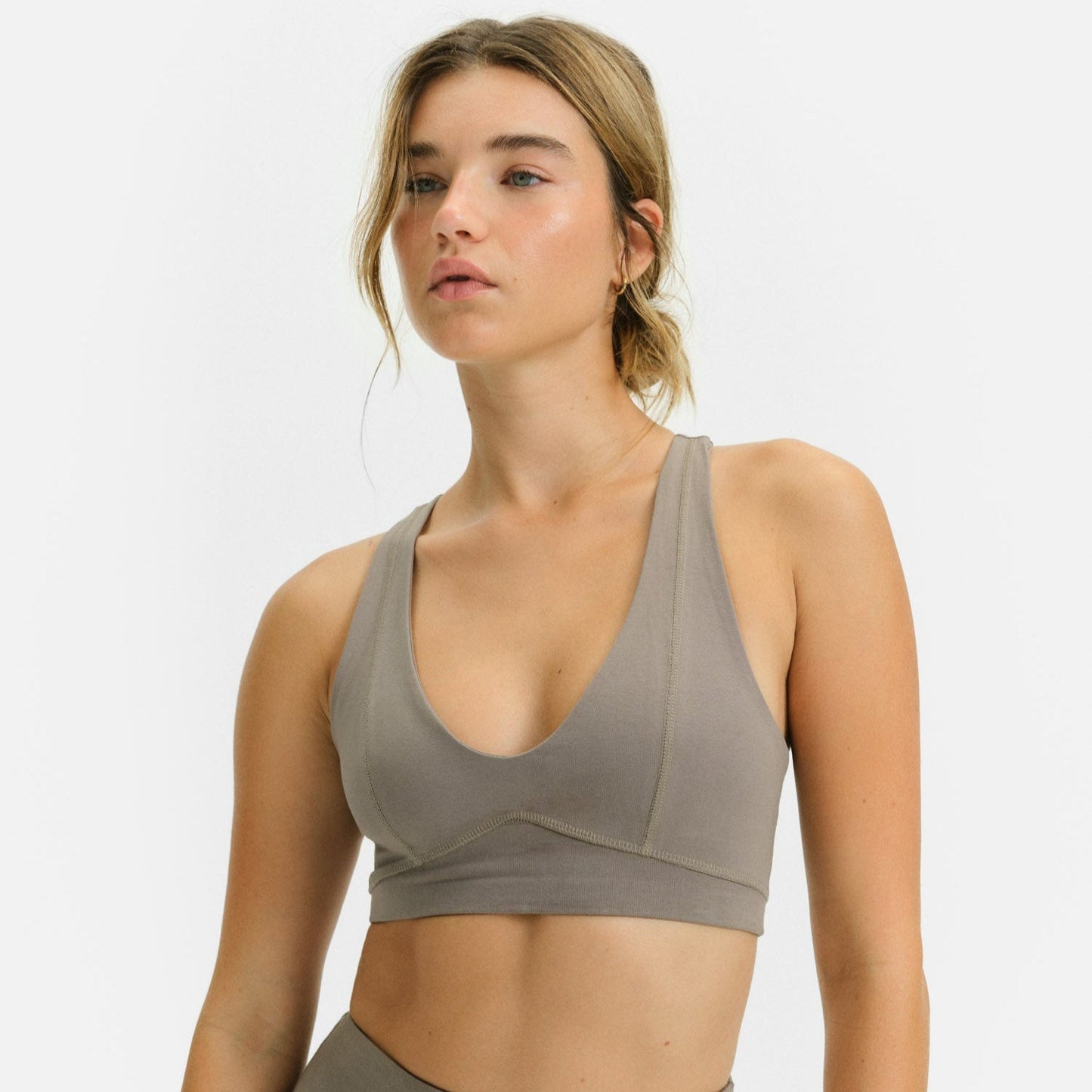Organic Stretch V-Neck Bra