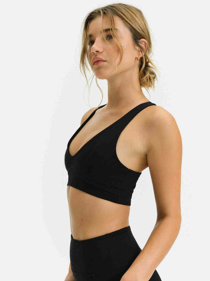 Organic Stretch V-Neck Bra