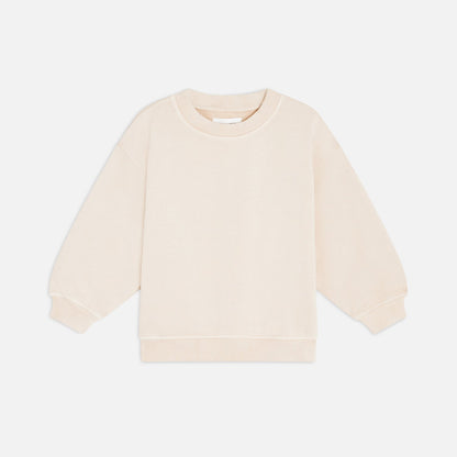 Mini Organic Fleece Crew Neck Sweatshirt